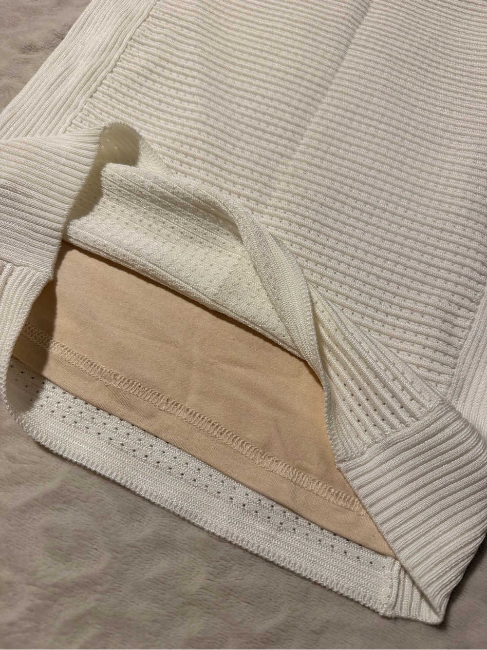 Bebe White Knit Pencil Skirt size S - Picture 4 of 8
